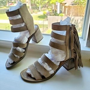 Marc Fisher Fringe Block Heels